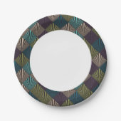 achtergrond pop papieren bordje (Voorkant)