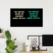 Achtergrond posters spaties groot tot klein Zie Op (Thuiskantoor)