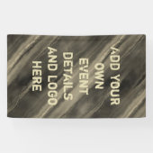 Achtergrond: Quake Clouds vuile mix + uw ideeën Spandoek (Horizontaal)