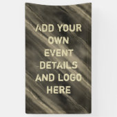 Achtergrond: Quake Clouds vuile mix + uw ideeën Spandoek (Verticaal)