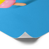 achtergrond regenboog gelukkige verjaardag poster (Hoek)