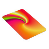 Achtergrond regenboogwervelkolom magneet (Rechterzijde)