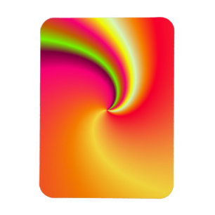 Achtergrond regenboogwervelkolom magneet
