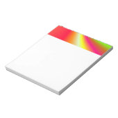 Achtergrond regenboogwervelkolom notitieblok (Linkerzijde)
