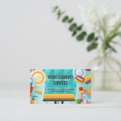 Achtergrond reinigingsmiddelen | House Maid Visitekaartje (Staand voorkant)