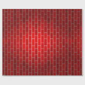 Achtergrond rode brick cadeaupapier (Vlak)