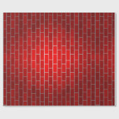 Achtergrond rode brick cadeaupapier (Vlak)