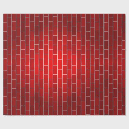 Achtergrond rode brick cadeaupapier (Vlak)