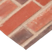 Achtergrond rode brick-wandtextuur tafelkleed (Gekanteld)