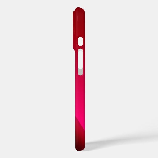 Achtergrond rode curve Case-Mate iPhone case (Achterkant / Links)