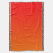 Achtergrond rode en heldere Oranje ombre Deken (Voorkant Verticaal)