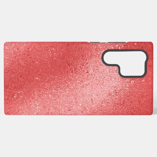 Achtergrond rode iriserende textuur samsung galaxy hoesje (Achterkant horizontaal)