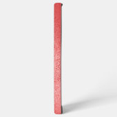 Achtergrond rode iriserende textuur samsung galaxy hoesje (Linkerkant)