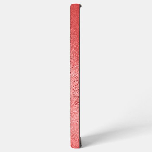 Achtergrond rode iriserende textuur samsung galaxy hoesje (Linkerkant)