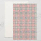 Achtergrond rode lampvoet briefpapier (Voorkant / Achterkant)