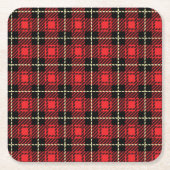 Achtergrond rode lampvoet kartonnen onderzetters (Voorkant)