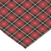 Achtergrond rode lampvoet korte tafelloper (Hoek)