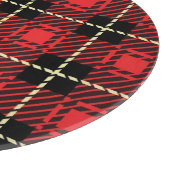 Achtergrond rode lampvoet snijplank (Hoek)