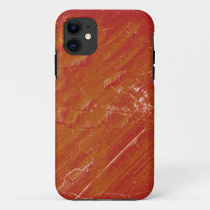 Achtergrond rode verf iPhone 11 hoesje