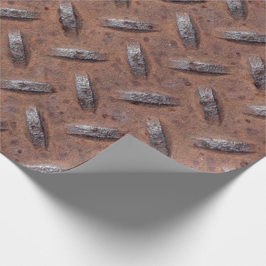 achtergrond roestdiamant bord cadeaupapier (Hoek)
