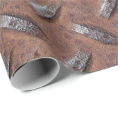 achtergrond roestdiamant bord cadeaupapier (Rol Hoek)