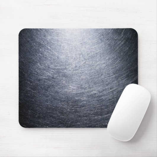 Achtergrond roestvrij staal muismat (Met muis)