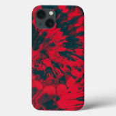 Achtergrond Rood Zwart Tie Dye Case-Mate iPhone Case (Achterkant)