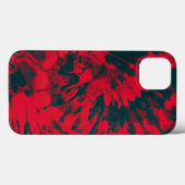 Achtergrond Rood Zwart Tie Dye Case-Mate iPhone Case (Achterkant (horizontaal))