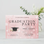 Achtergrond roze Bokeh Kaart (Staand voorkant)