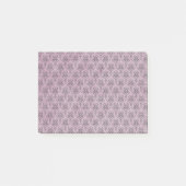 Achtergrond roze Damasmaskerpatroon Post-it® Notes (Voorkant)