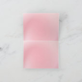 Achtergrond roze ombre bedankkaart (Binnen)