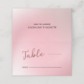 Achtergrond roze ombre plaatskaartje (Buitenkant ongevouwen)