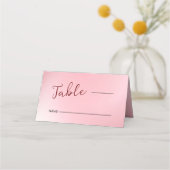 Achtergrond roze ombre plaatskaartje (Voorkant)