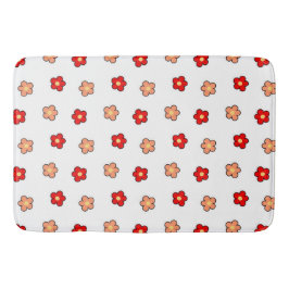 Achtergrond roze rode roze roerkleurig patroon badmat