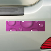 Achtergrond roze waterval bumpersticker (Op auto)