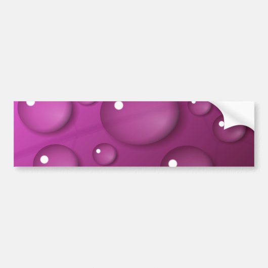 Achtergrond roze waterval bumpersticker (Voorkant)