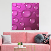 Achtergrond roze waterval canvas afdruk (Insitu (Woonkamer))