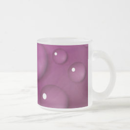 Achtergrond roze waterval matglas koffiemok