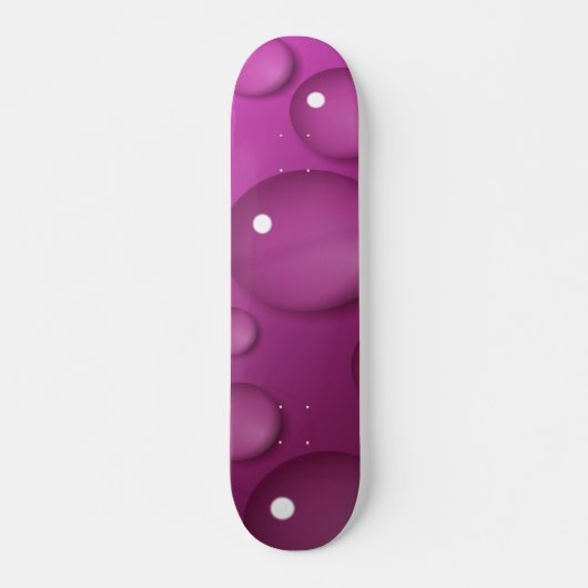 Achtergrond roze waterval persoonlijk skateboard (Voorkant)