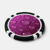 Achtergrond roze waterval poker chips (Enkel)