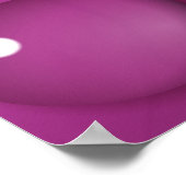 Achtergrond roze waterval poster (Hoek)