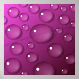 Achtergrond roze waterval poster