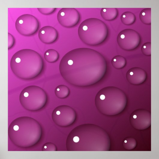 Achtergrond roze waterval poster (Voorkant)