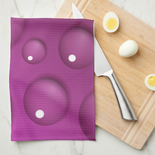 Achtergrond roze waterval theedoek (Quarter Fold)