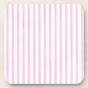 Achtergrond roze Waterverf Stripes Bier Onderzetter