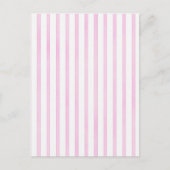 Achtergrond roze Waterverf Stripes Briefkaart (Voorkant)