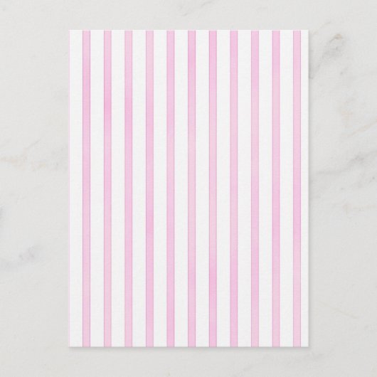 Achtergrond roze Waterverf Stripes Briefkaart (Voorkant)