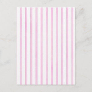 Achtergrond roze Waterverf Stripes Briefkaart
