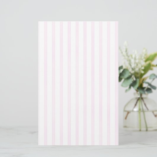 Achtergrond roze Waterverf Stripes Briefpapier (Staand voorkant)