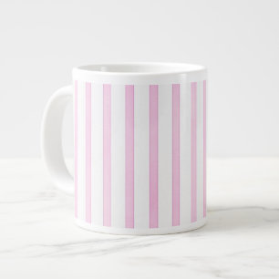 Achtergrond roze Waterverf Stripes Grote Koffiekop